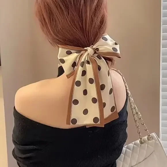 Elegant Polka Dot Scarf H17 - Picture 2 of 5